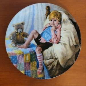 RECO Decorative Collectible Plate Diddle Diddle Dumpling 1984 By John McClelland